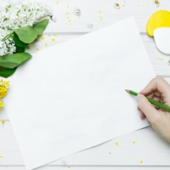 華やかな夏の花柄を使ってお便りを出してみませんか？