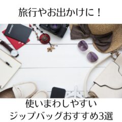旅行やお出かけに！使いまわしやすいジップバッグおすすめ3選